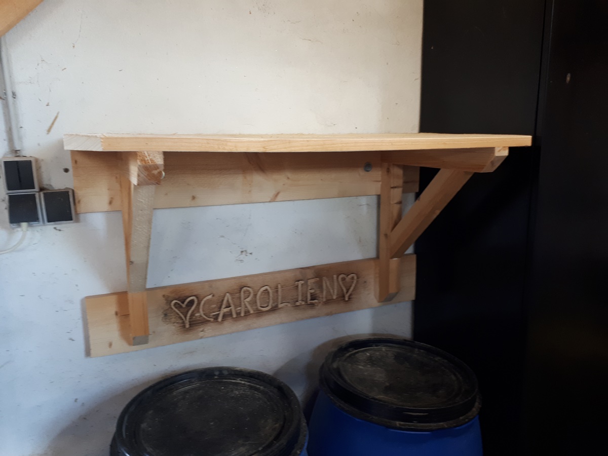 My husband likes to give everything a personal&nbsp;touch