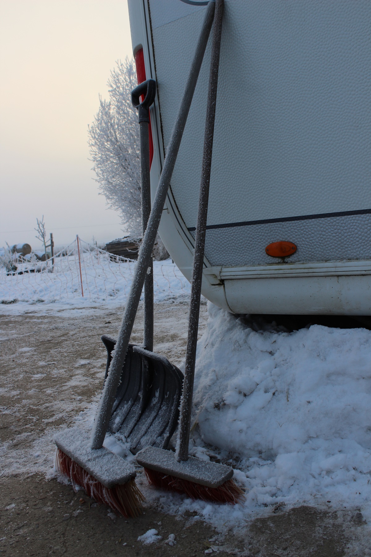 Not just the landscape got powdered in by frost&nbsp;crystals